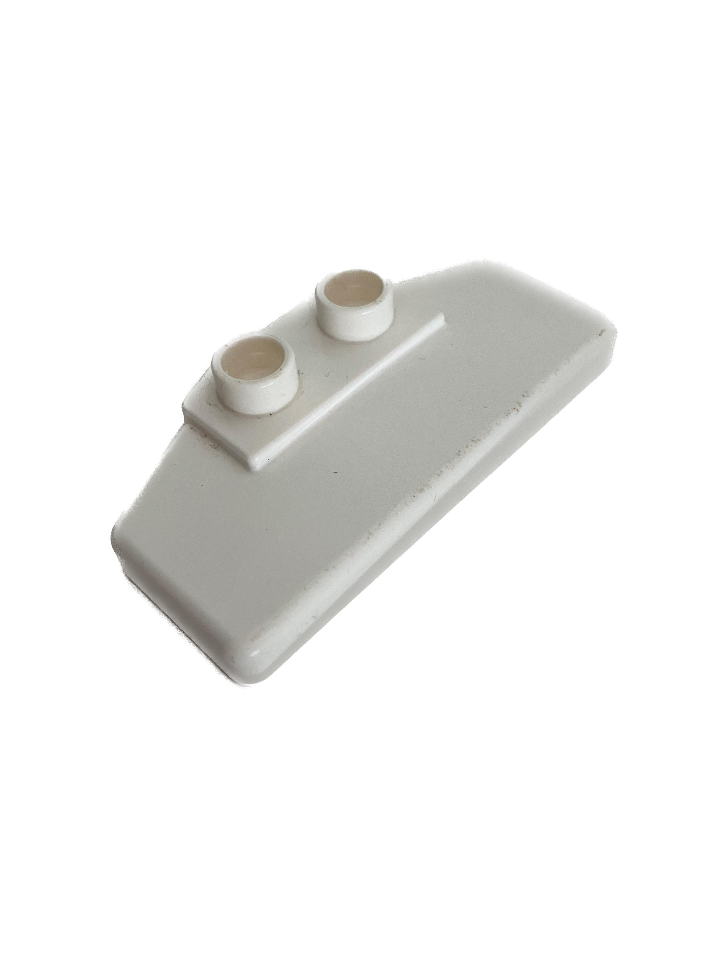 Lego Duplo křídlo k autíčku bílé
